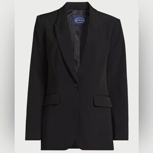 Scoop Women's Ultimate One Button Faux Wool Blazer NWT
